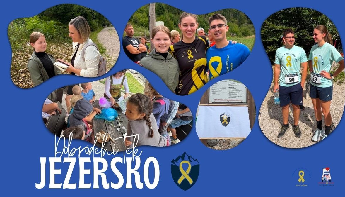 Na Jezerskem tekli za otroke z rakom – moči združilo več kot 90 tekačev!