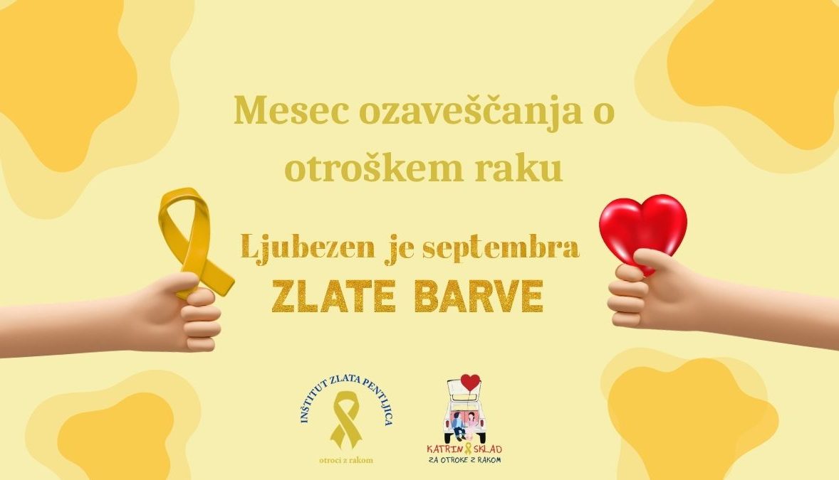 Začel se je zlati september: pripnimo si zlato pentljico 💛