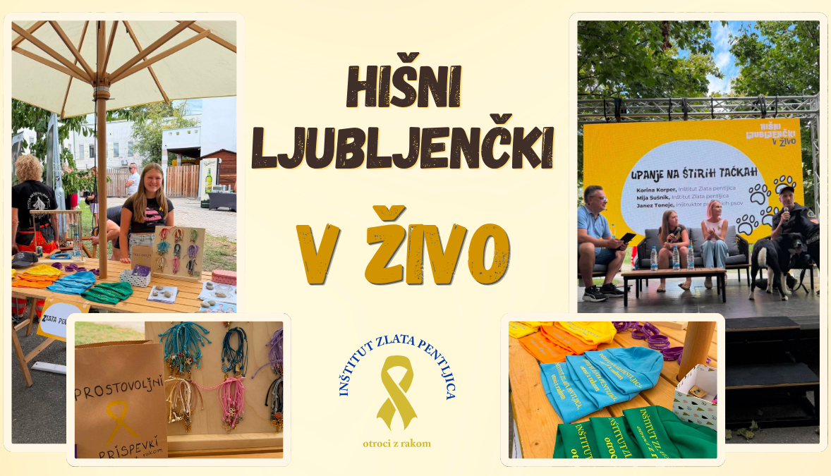 Tudi živali pomagajo – Zlata pentljica danes v Mariboru